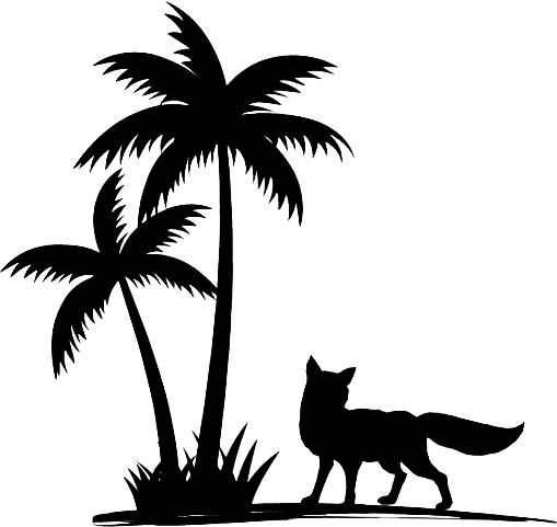 Foxy palm logo